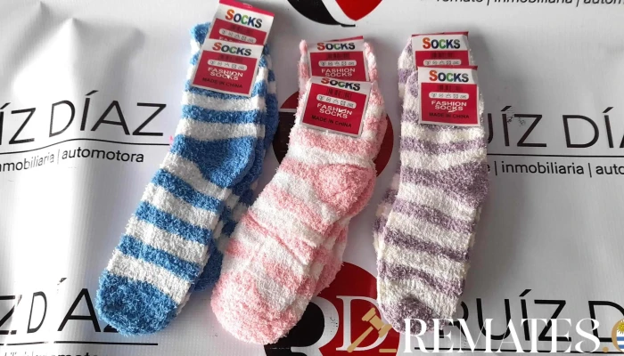 6 pares de medias peludas