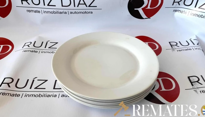 6 Platos Llanos Redondos De Loza 31 Cm D 1 - 17-06-2021