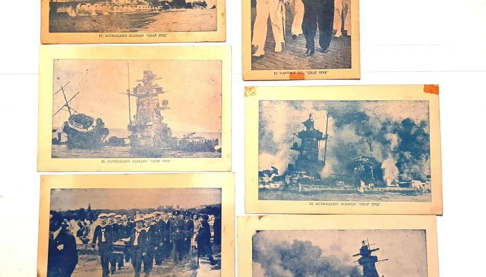 6 postales del Graf Spee