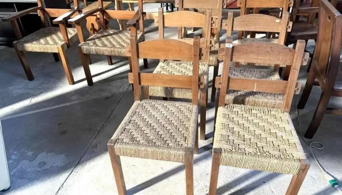 6 Sillas Y 2 Sitiales Asiento Totora C 1 - 06-12-2020