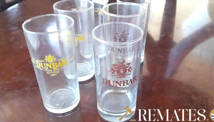 6 vasos de vidrio
