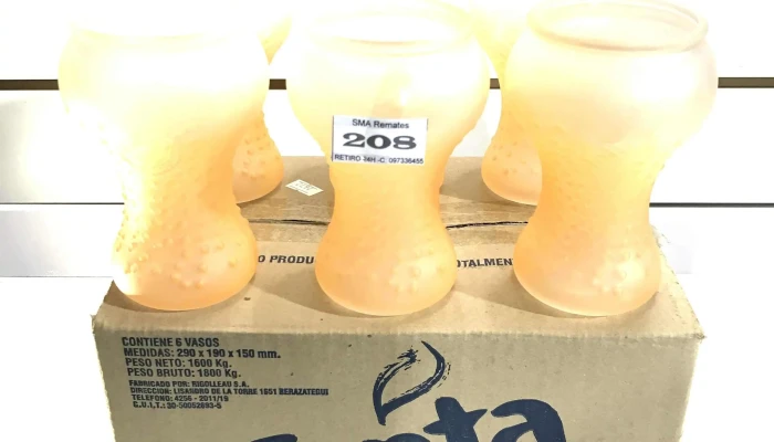 6 Vasos Fanta Naranja En Caja Original