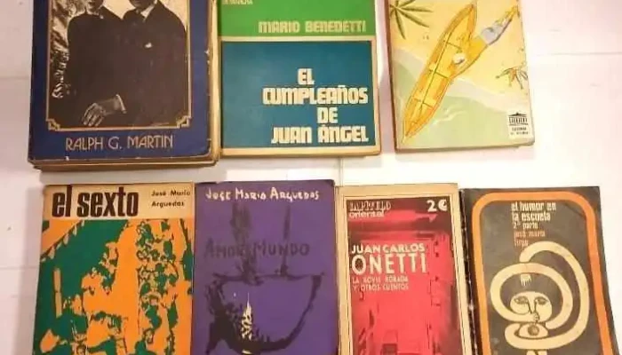 7 libros Onetti, Argedas, Benedetti, etc