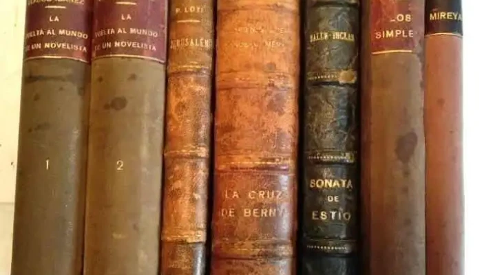 7 Libros Tapas De Cuero Literatura Clasi 1 - 05-06-2021
