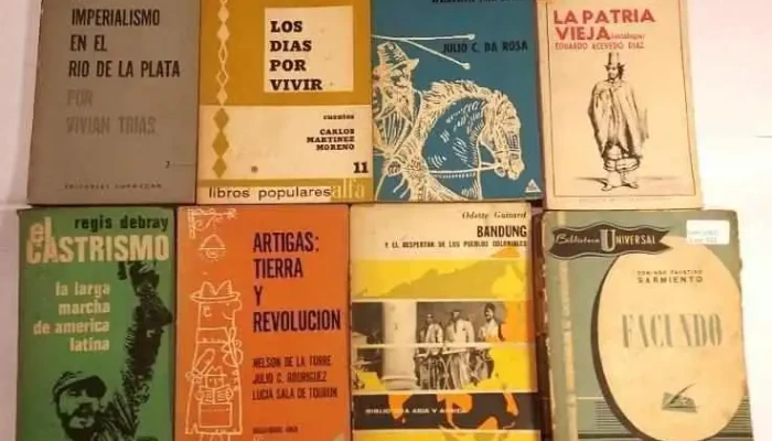 8 libros: Facundo, La Patria Vieja, Juan de los desamparados, Imperialismo en el Rio de la Plata, etc