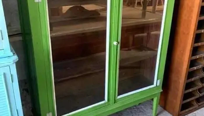 Alacena 2 Puertas Vidriadas 1,21 X 0,32 X 1,57 Alto