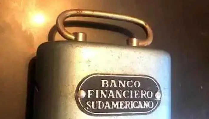 Alcancia del Banco Financiero Sudamericano