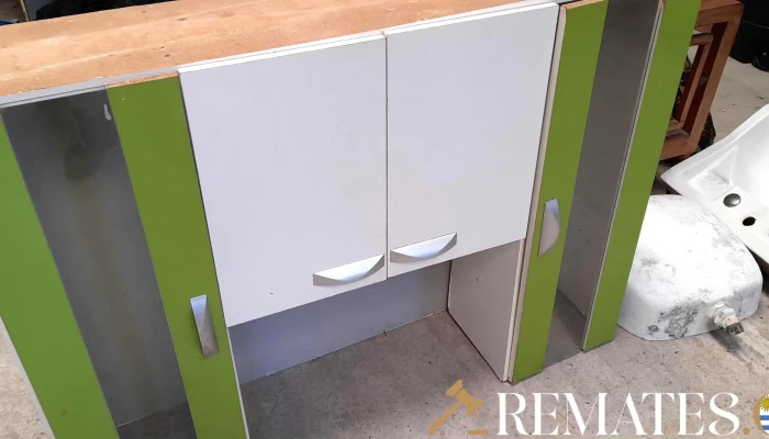 Alzada De Mueble Blanco Y Verde -  2 - 17-06-2021