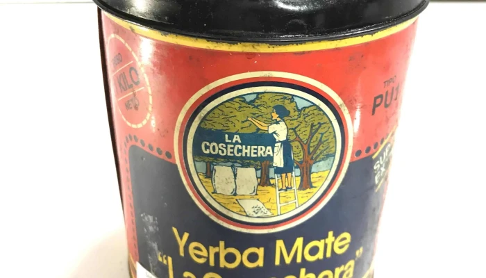 Antigua Lata De Yerba