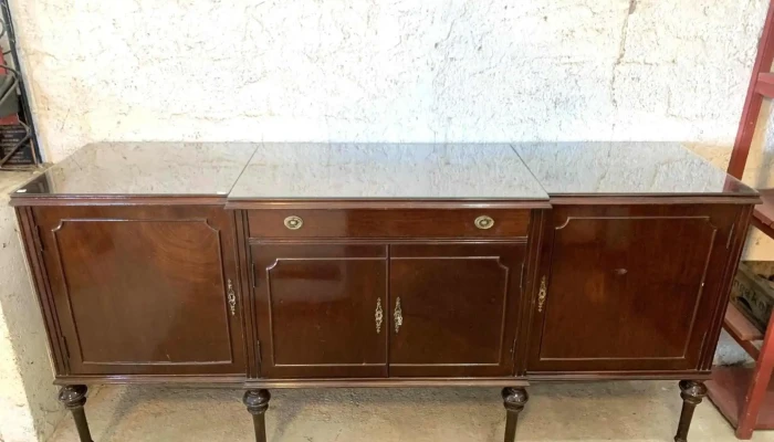 Aparador Buffet Bajo Ingles 4 Puertas 2,10 X 0,50 X 1m