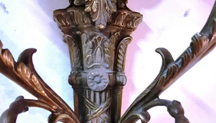 Aplique De Pared En Bronce Macizo Cisne 2 - 17-06-2021