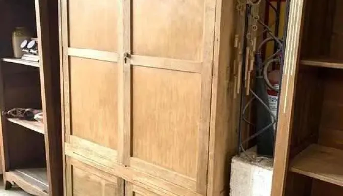 Armario Archivador 4 Puertas En Roble Y Pino 1,37 X 0,46 X 2,23 Alto
