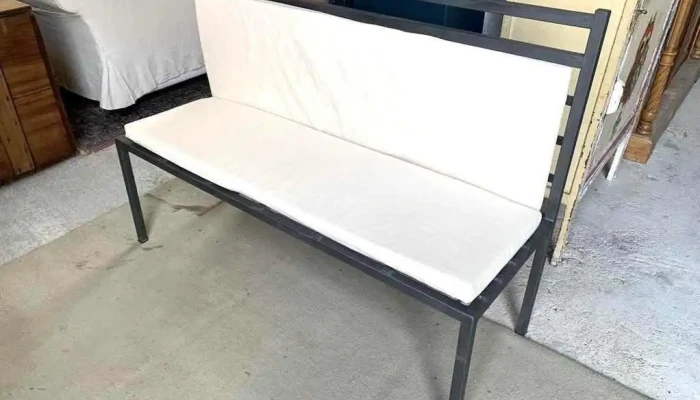 Banco De Hierro Con Almohadones 1,25 X 0,47