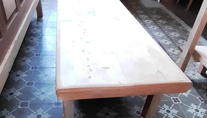 Banco En Madera De Cedro Y Tapa Pino Bla 3 - 17-06-2021
