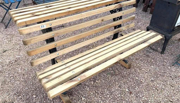 Banco Plegable De Jardin 1,20 X 0,80 Cm