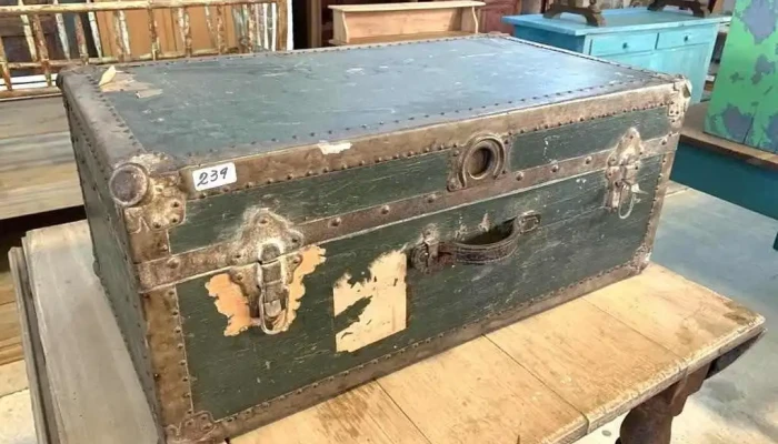 Baul De Viaje 0,80 X 0,44 X 0,33 Alto