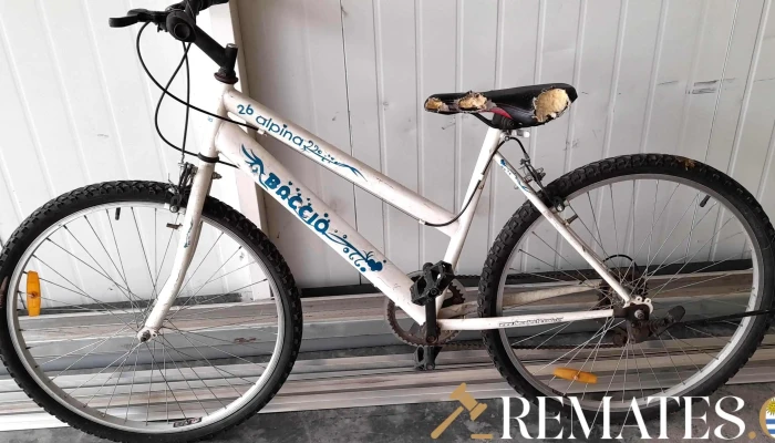 bicicleta de dama blanca