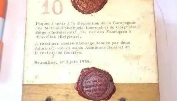 Caja Cerrada De 1959 Con Lacres -  3 - 30-07-2021