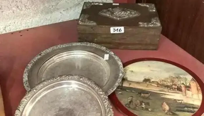 Caja Para Te 3 Platos De Metal Y Plato 1 - 06-12-2020