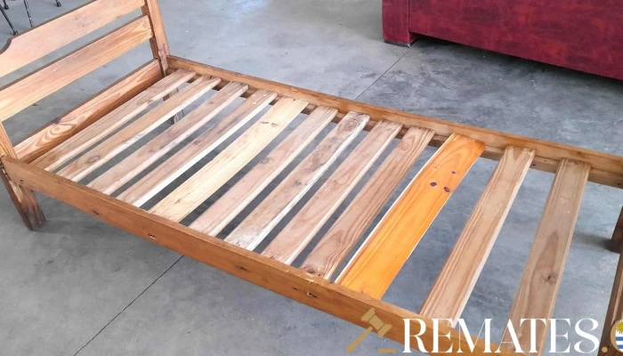 Cama De Una Plaza En Madera -  3 - 17-06-2021