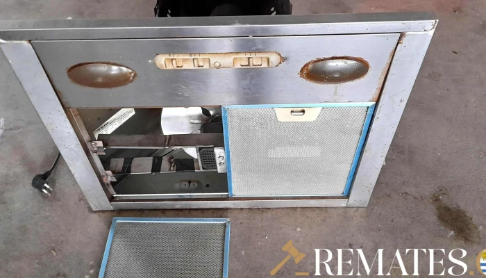 campana para cocina de chapa color acero inox
