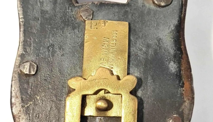 Candado hierro y bronce sin llave