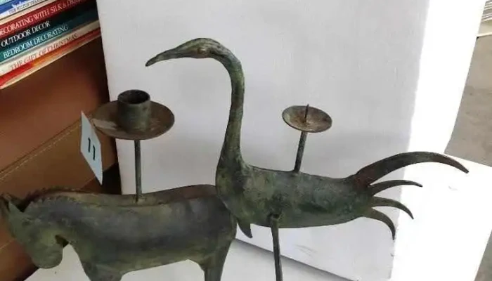 Candelabros De Hdeg Artesanal Figuras De A 2 - 29-11-2020