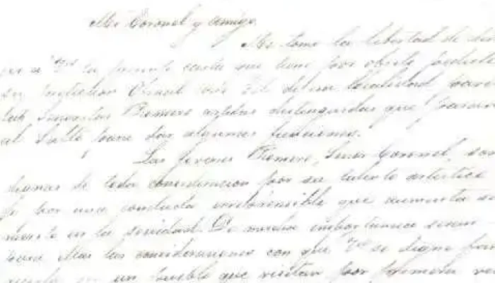 Carta al Coronel Diego Lamas fechada 18/11/1858 en Gualeguaychu