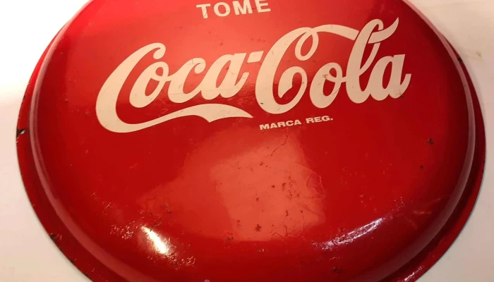Cartel De Chapa Antiguo De Coca Cola 35 2 - 05-06-2021