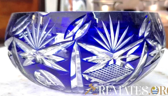 Cenicero En Cristal Baccarat Azul -  1 - 17-06-2021