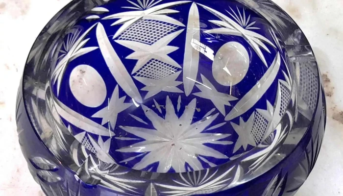 Cenicero En Cristal Baccarat Azul -  2 - 17-06-2021