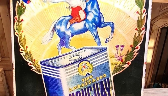 Chapa esmaltada al poliuretano replica uso interior
