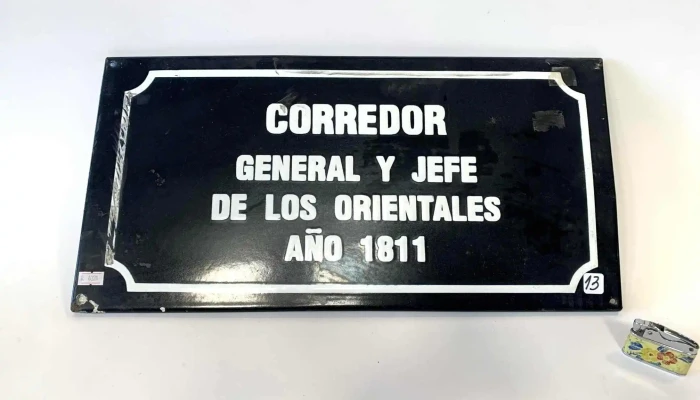 Chapa Esmaltada Corredor General Y Jefe 1 - 06-12-2020