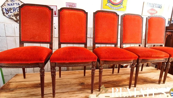 Cinco Sillas Antiguas De Comedor Estilo 1 - 17-06-2021