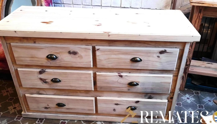 Comoda 6 Cajones En Madera Maciza Pino 1 - 17-06-2021
