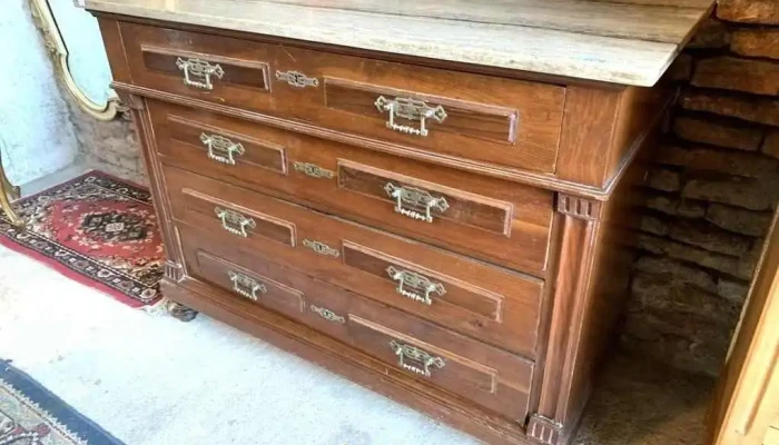 Comoda Colonial Con Marmol 122 X 054 X 1 - 06-12-2020