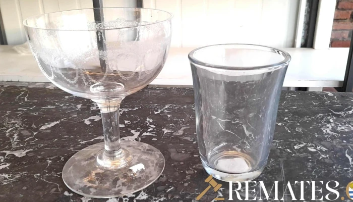 Copa De Cristal Y Vaso De Vidrio -  3 - 17-06-2021