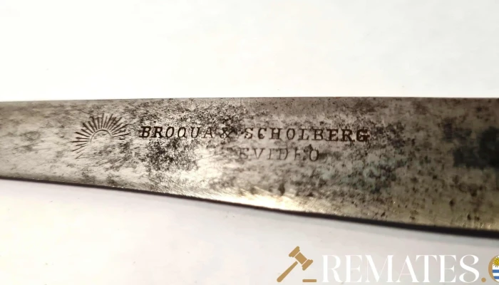 Cuchillo Antiguo Plata Y Oro Marca Sol -  2 - 17-06-2021