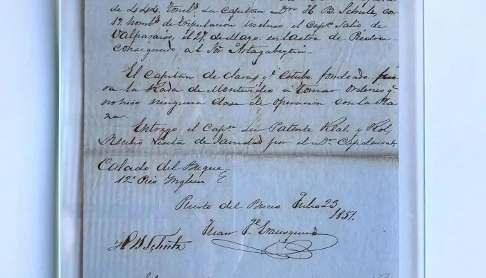 Documento Naval 1851