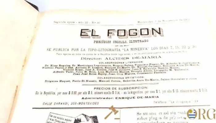 Ejemplar De Periodico Criollo El Fogon 2 - 17-06-2021