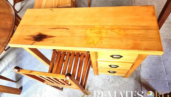 Escritorio En Pino Brasil Con Silla De R 2 - 17-06-2021