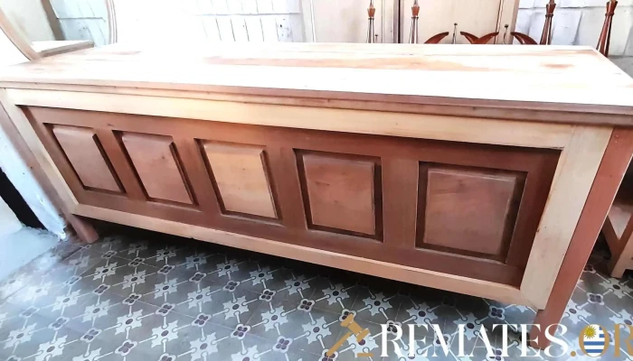 Espectacular mueble mostrador ,isla madera maciza