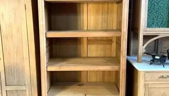 Estante Biblioteca En Roble  0,90 X 0,56 X 2,17 Alto