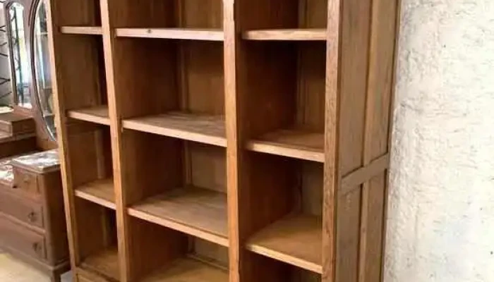 Estante Biblioteca En Roble 150 X 04 5 - 06-12-2020