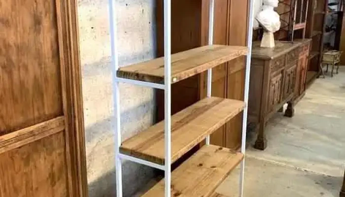 Estante En Hierro Y Madera 105 X 030 2 - 06-12-2020