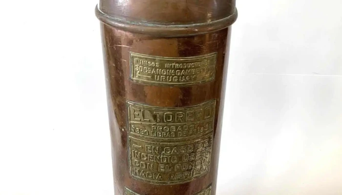 Extintor El Torero Cobre Y Bronce 064 A 1 - 06-12-2020