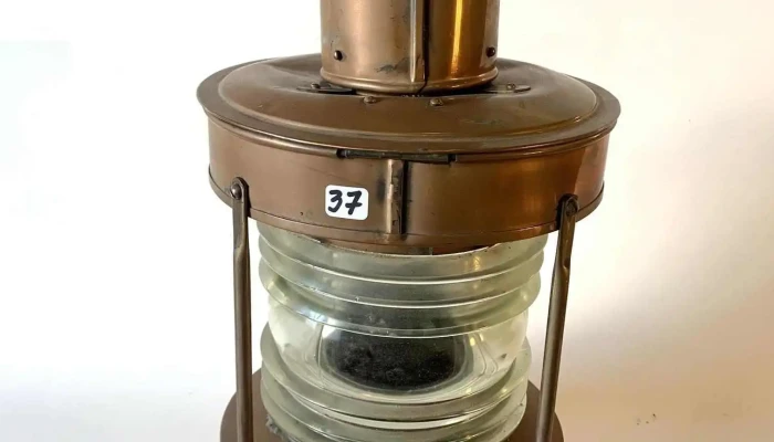 Farol Baliza  De Proa  En Cobre 0,45 Alto