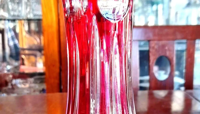 Florero Cristal Baccarat Sano Rojo -  3 - 17-06-2021