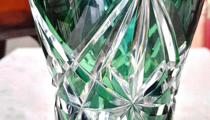 Florero Cristal Verde Esmeralda -  2 - 17-06-2021