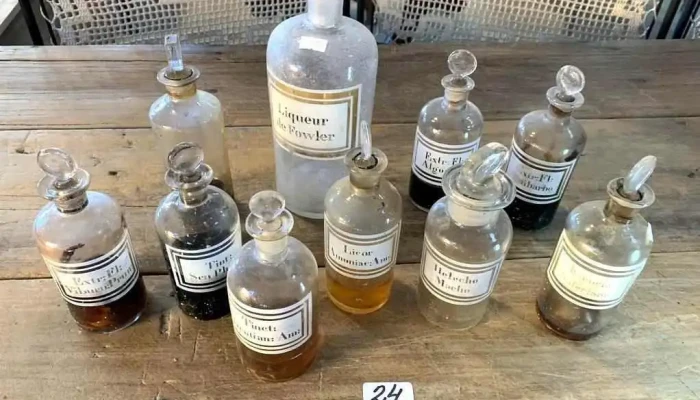 Frascos de Antigua farmacia